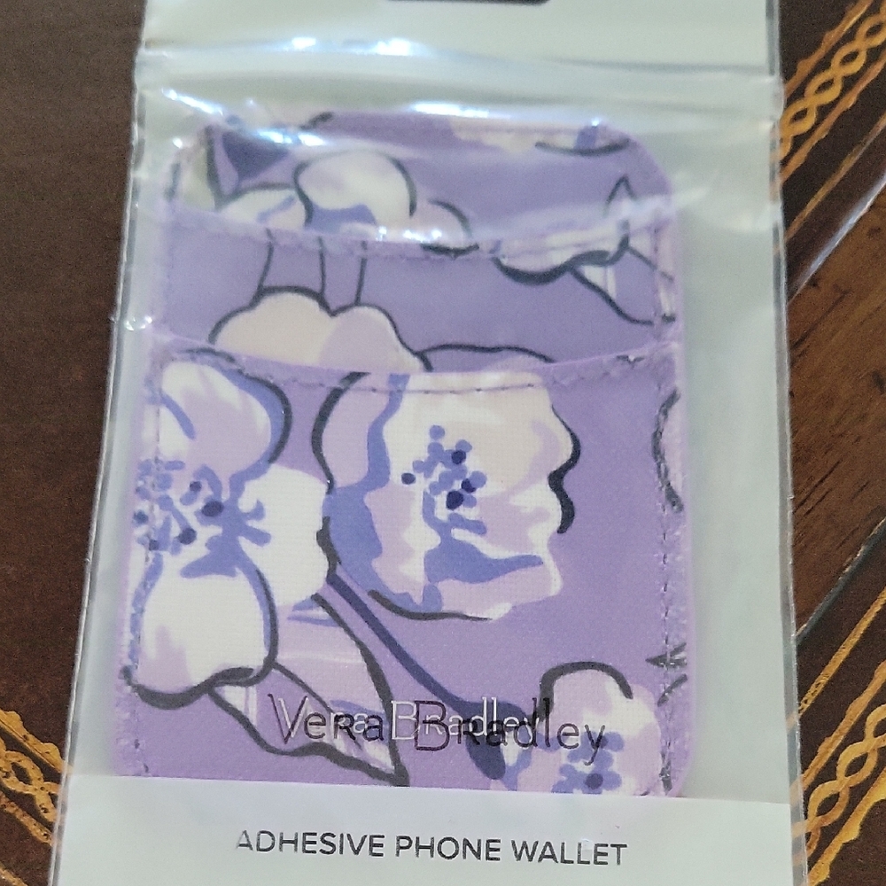 Vera Bradley Lavender Floral Phone Wallet